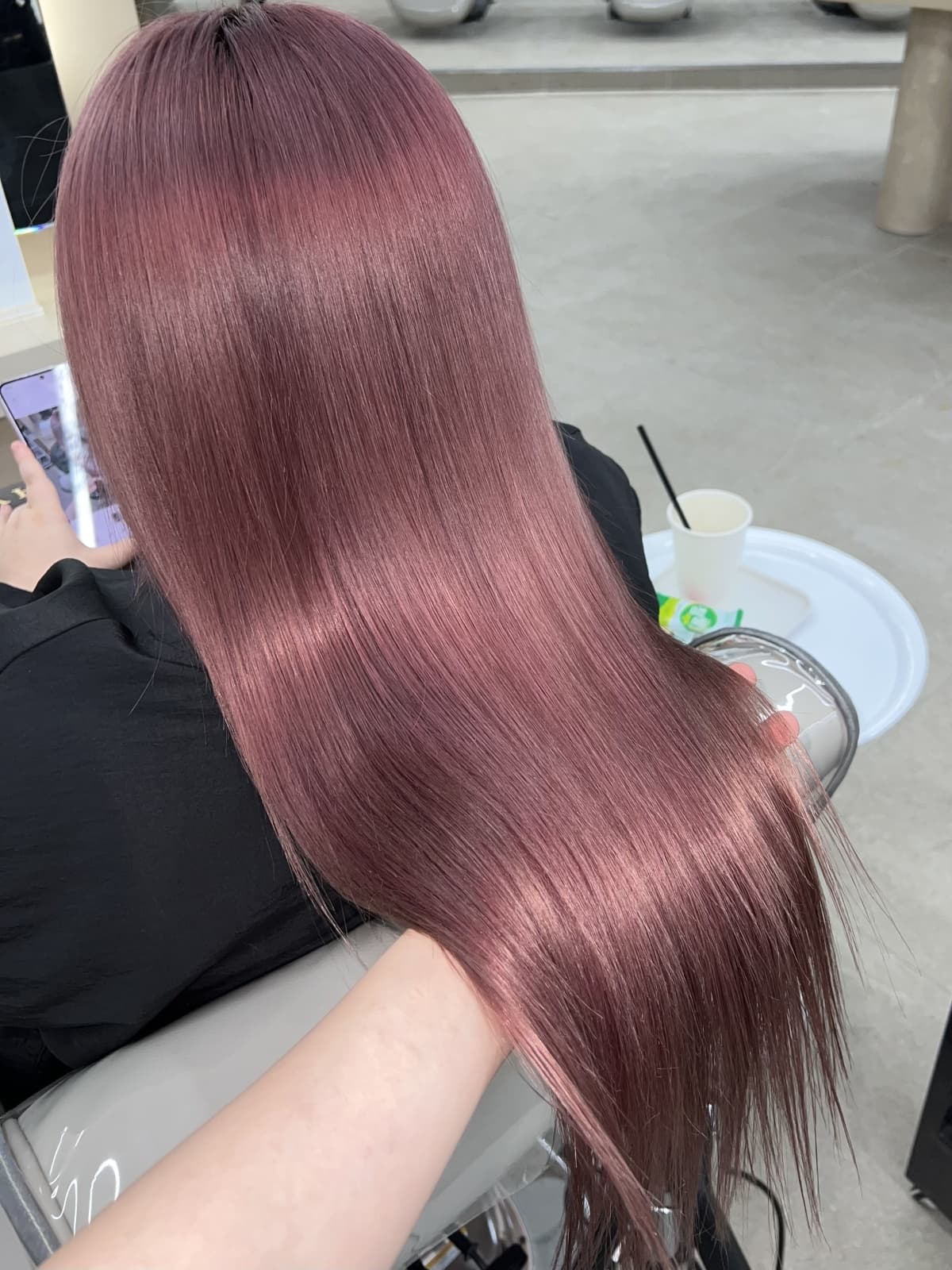 핑크브라운 After